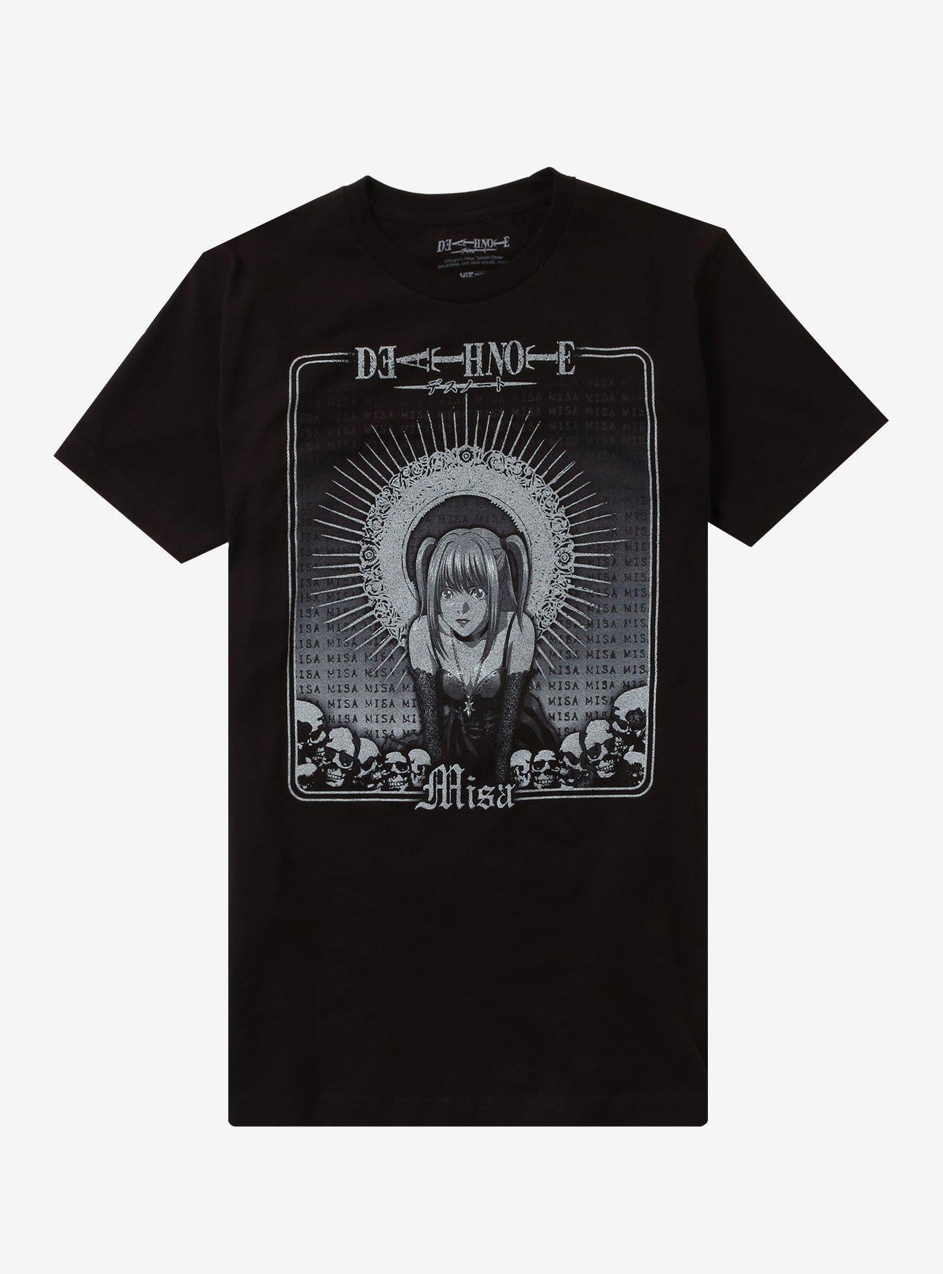 Death Note Misa Tarot Card Girls T Shirt T Shirt Trending US Gamer Style