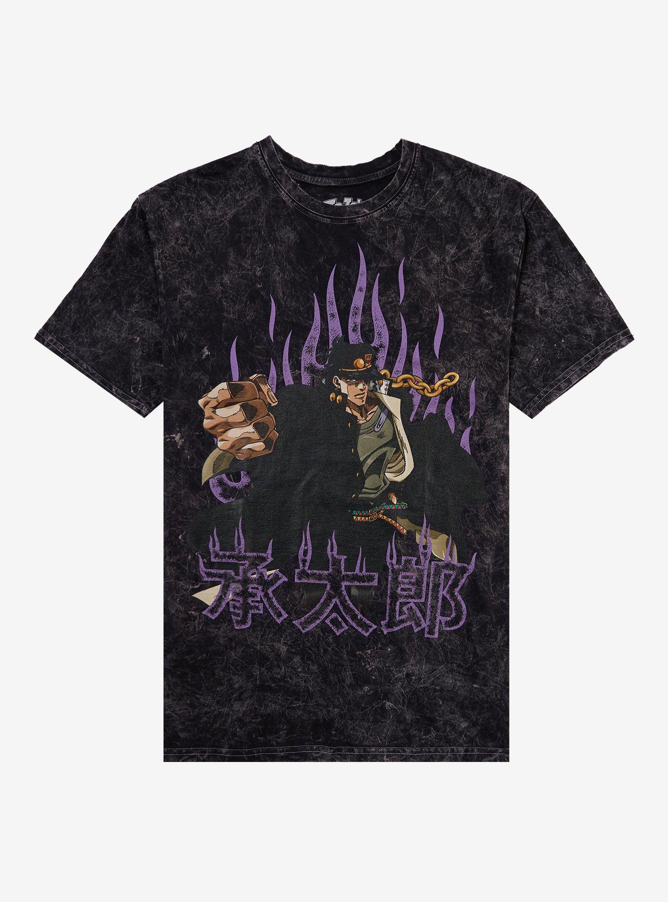 JoJo s Bizarre Adventure Jotaro Dark Wash T Shirt T Shirt Premium Print Esports Vibe