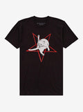 Pentagram Cat Cleaning T Shirt T Shirt Minimal Style