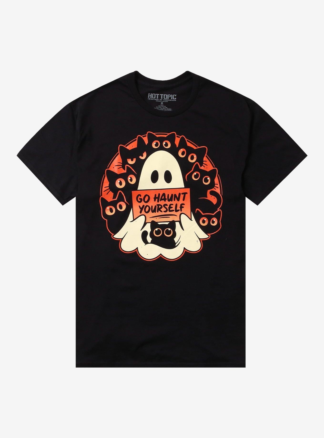 Haunt Yourself Ghost T Shirt By Snouleaf T Shirt Comfort Fit Graphic Style