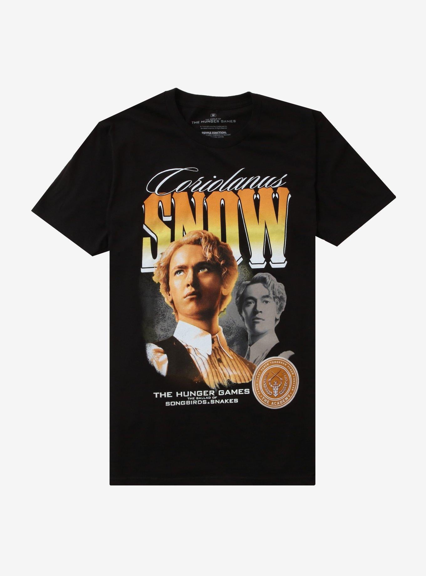 The Hunger Games The Ballad Of Songbirds Snakes Coriolanus Snow Collage Girls T Shirt T Shirt Streetwear Style