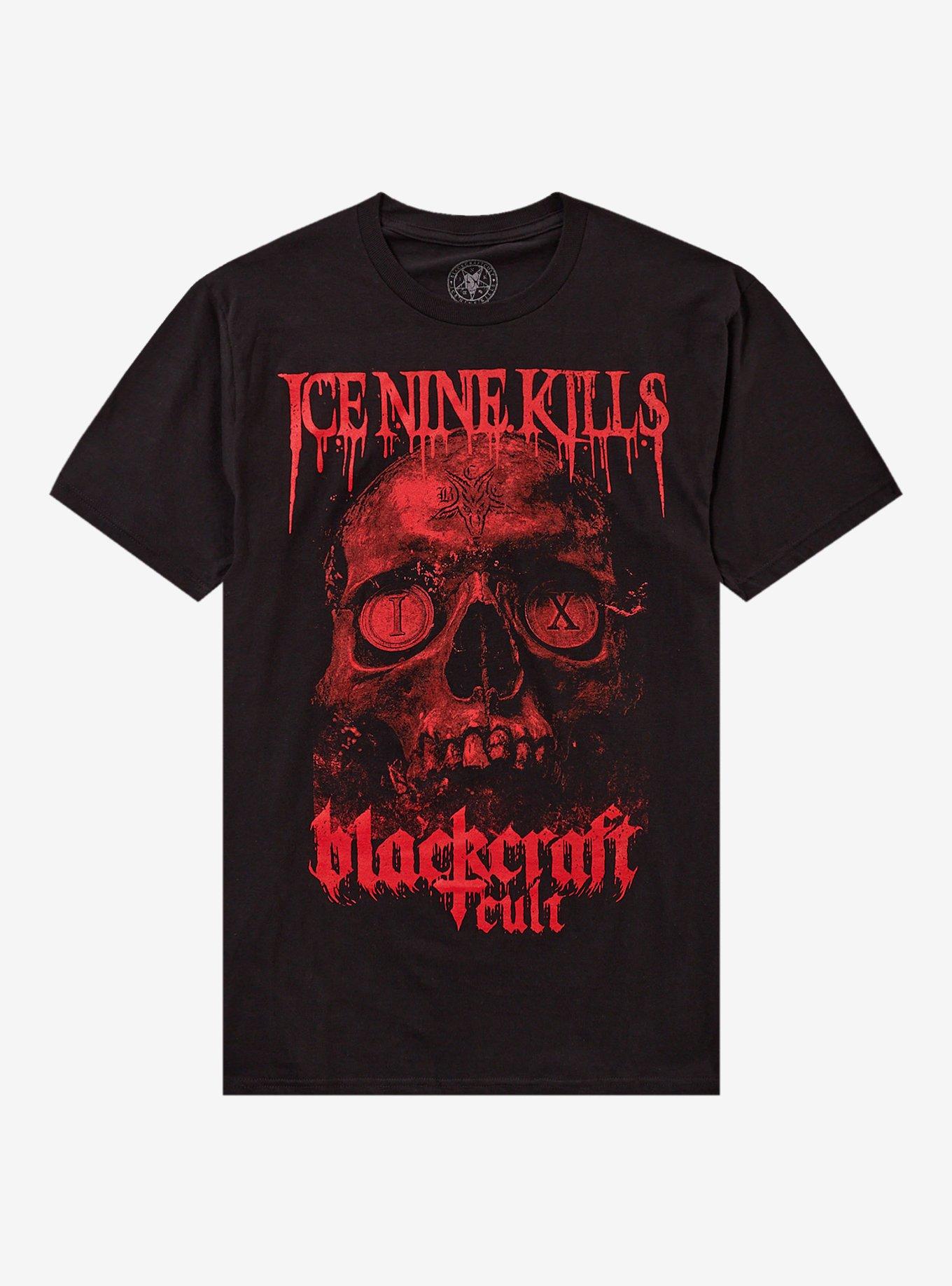 Ice Nine Kills X Blackcraft Cult Skull T Shirt T Shirt Streetwear Style Gamer Style