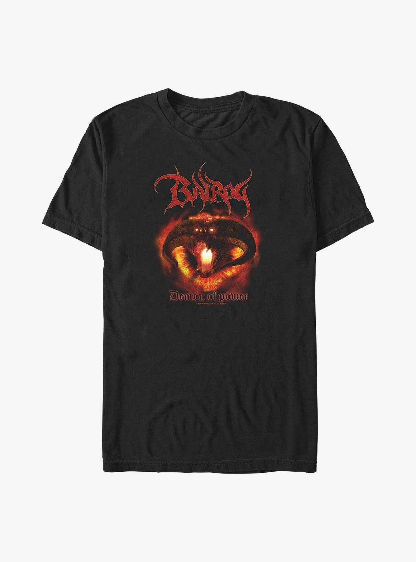 The Lord the Rings Balrog Ring Big Tall T Shirt T Shirt Streetwear Style Gift Ready