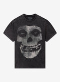 Misfits Fiend Skull Mineral Wash T Shirt T Shirt Premium Print Esports Vibe