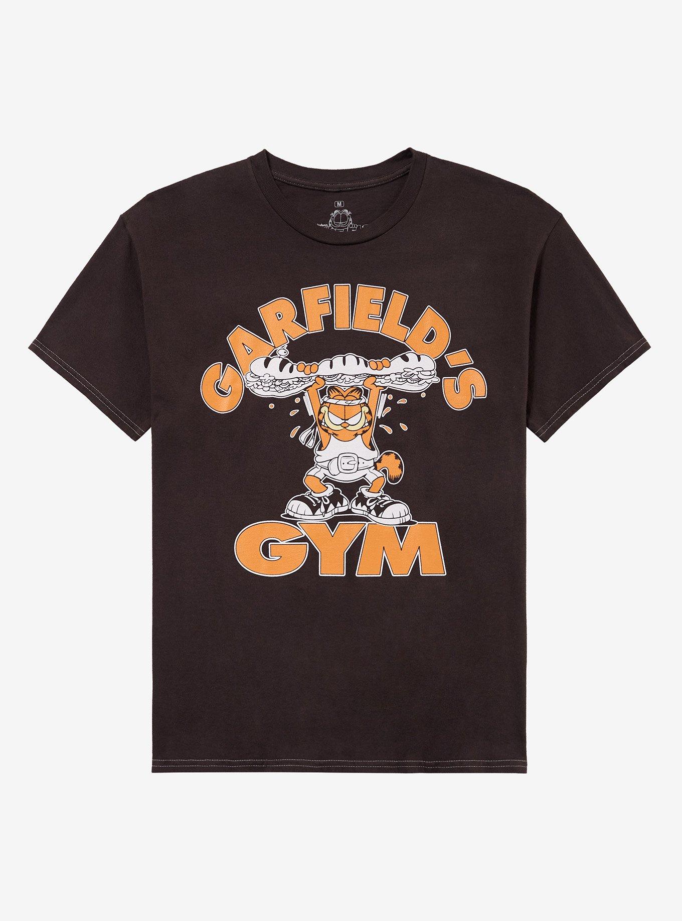 Garfield Gym Sandwich Lift T Shirt T Shirt Trending US Fan Art Style