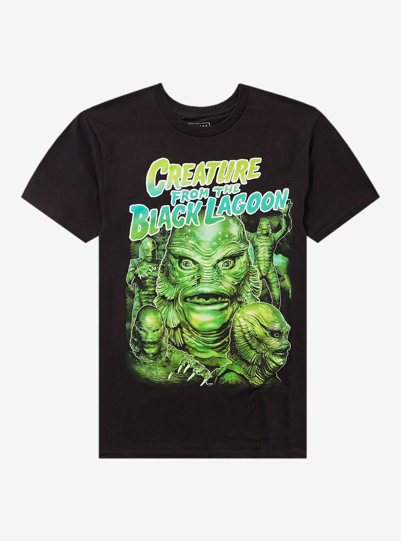 Rock Rebel Monsters Creature From The Black Lagoon Collage T Shirt T Shirt Everyday Use
