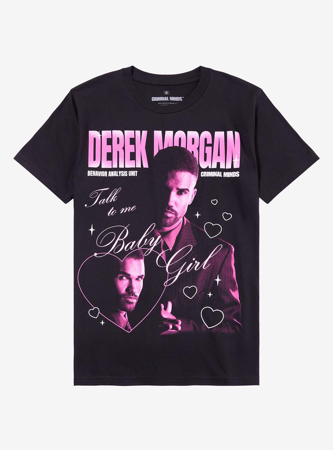 Criminal Minds Derek Morgan Hearts T Shirt T Shirt High Search Demand Bold Graphic