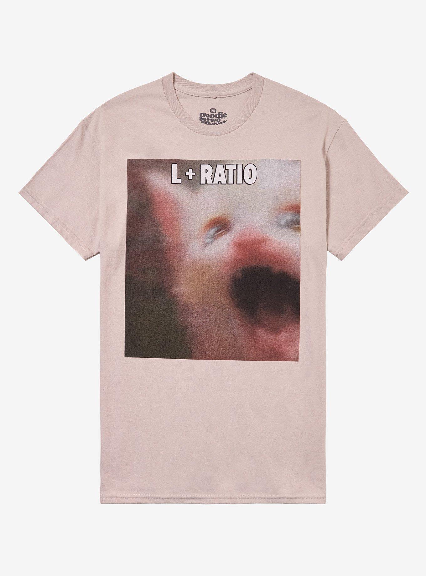 Cat L Ratio T Shirt By Goodie Two Sleeves T Shirt Clean Design