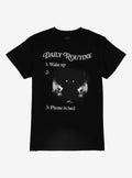 Scary Daily Routine T Shirt By Your Mother T Shirt Streetwear Style Daily Wear