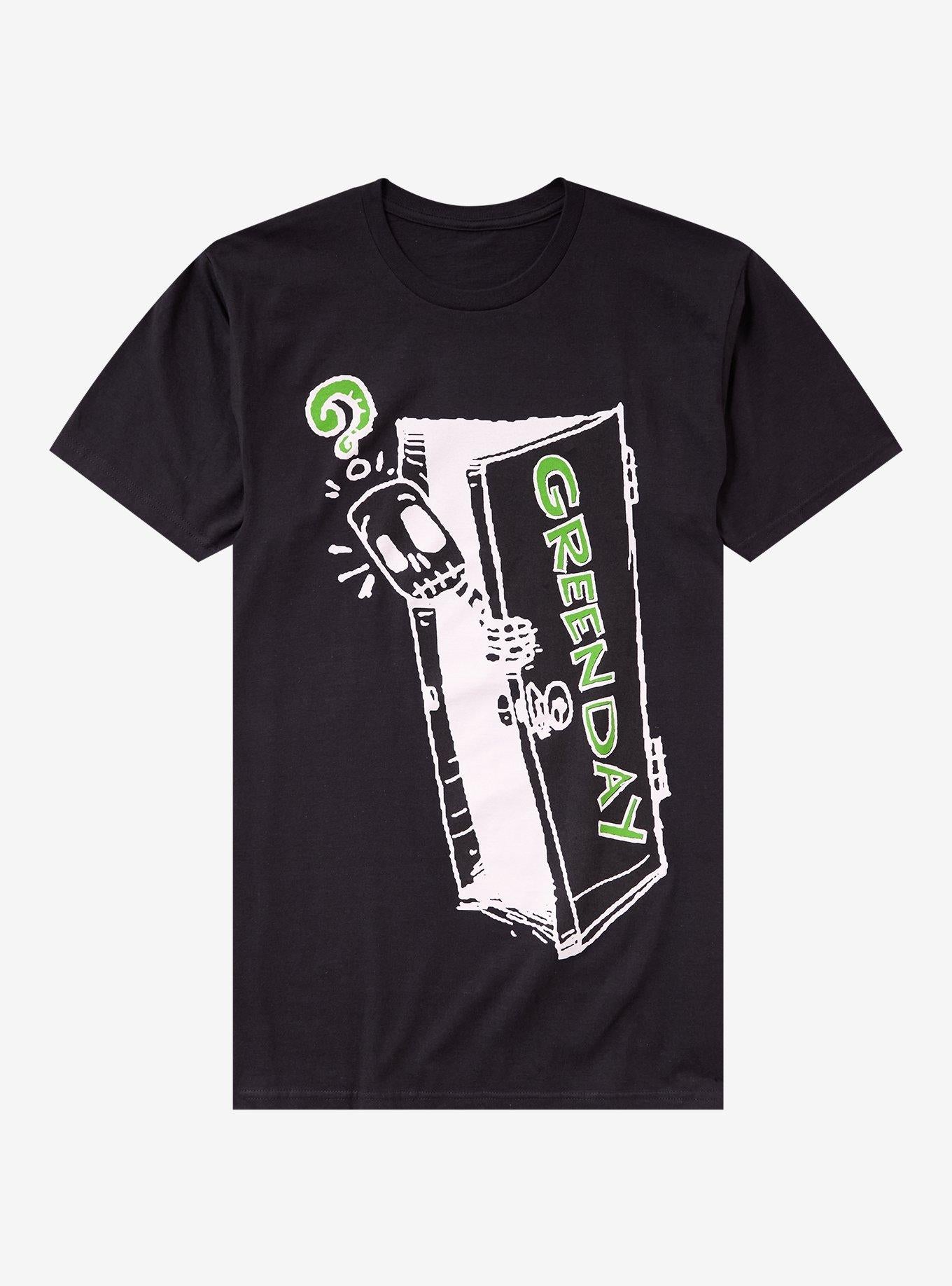 Green Day Skeleton Door T Shirt T Shirt Trending US Graphic Style