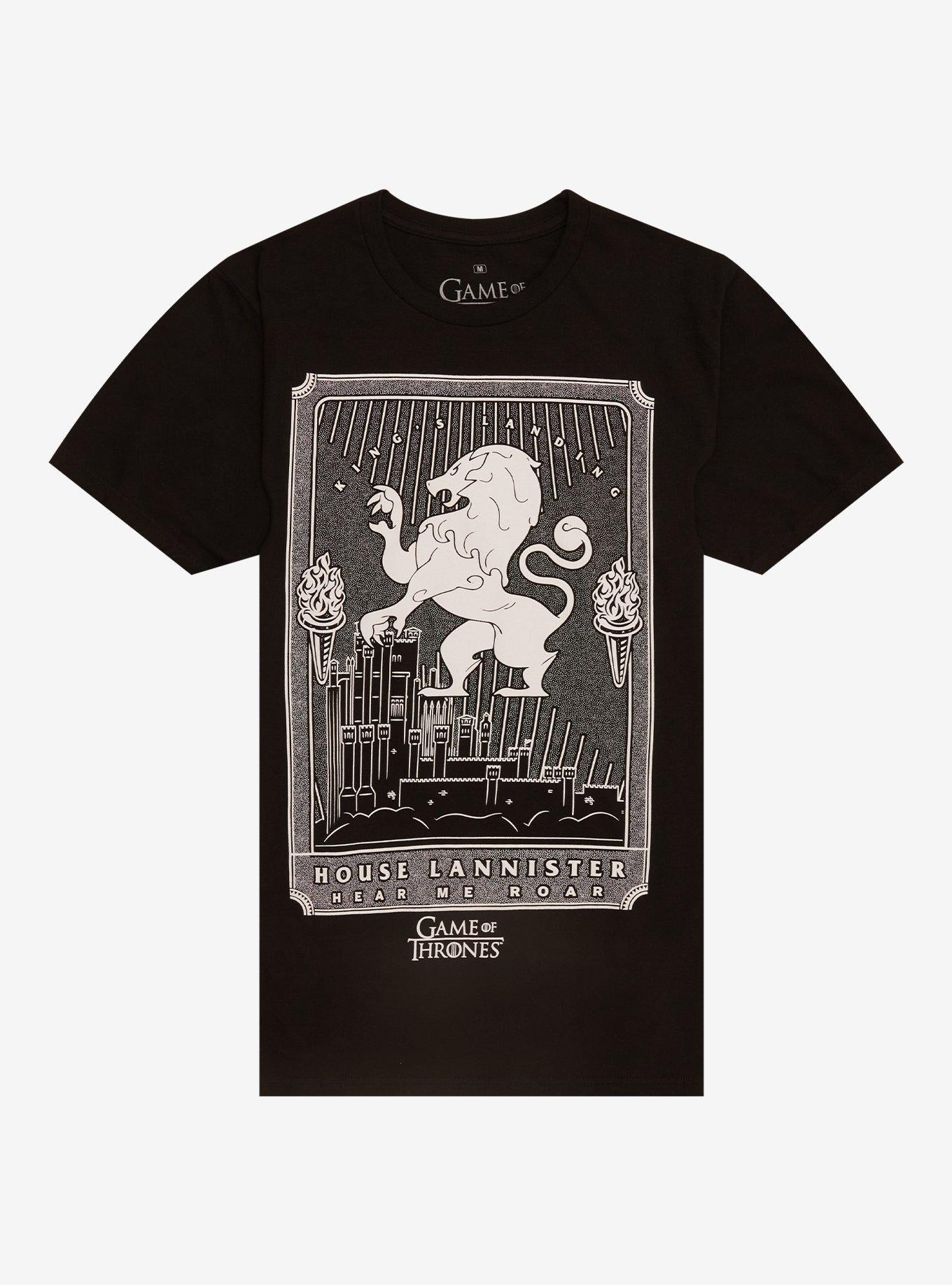 Game Thrones House Lannister Tarot Card T Shirt T Shirt High Search Demand Modern Aesthetic