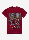 Cars Lightning McQueen Collage Red Wash T Shirt T Shirt US Market