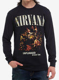 Nirvana Unplugged In New York Long Sleeve T Shirt Long Sleeve T Shirt Premium Print