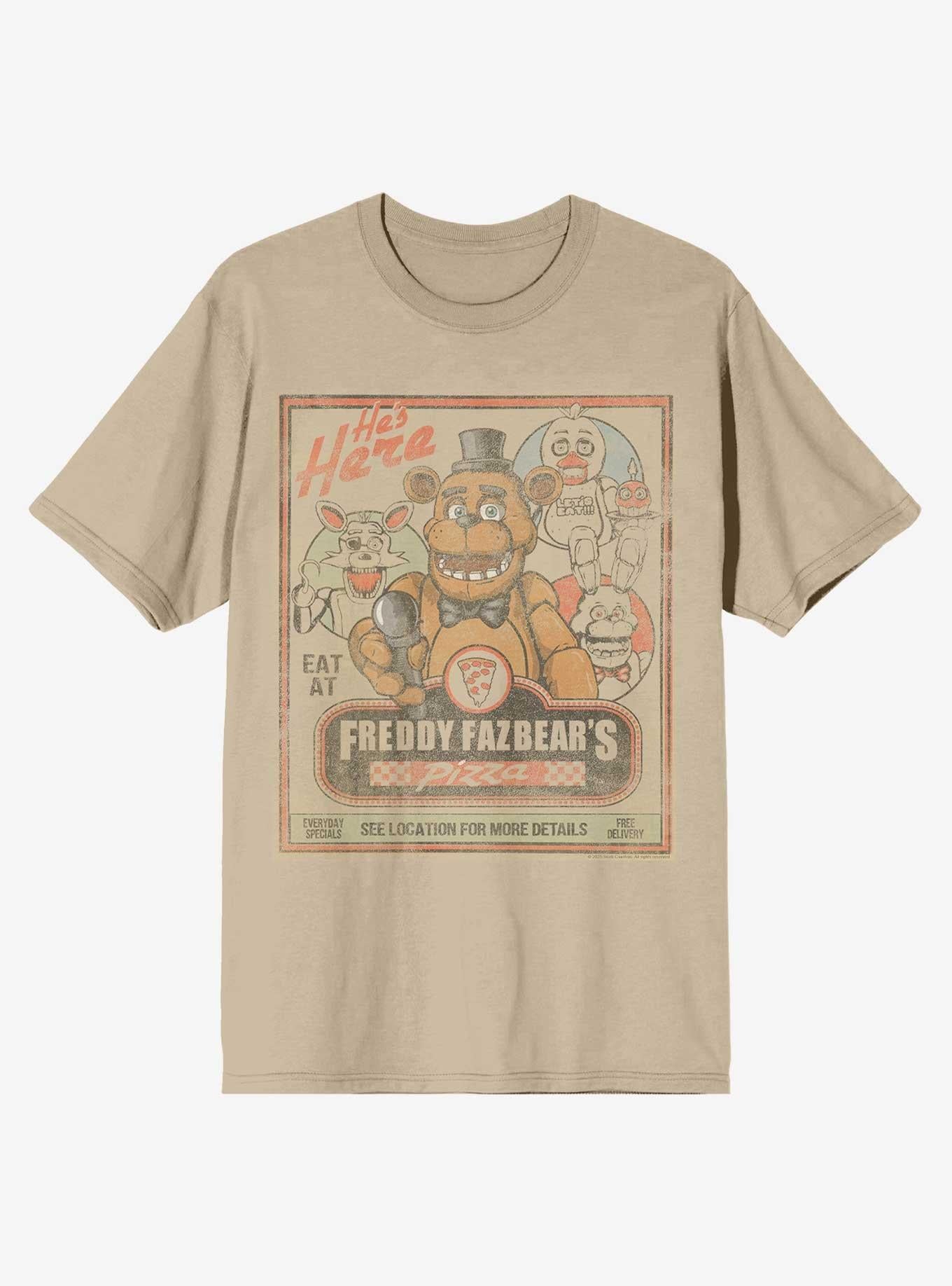 Five Nights At Freddy s Freddy Fazbear s Pizza T Shirt T Shirt Viral TikTok Esports Vibe