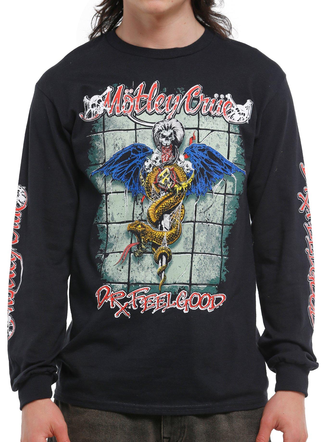 Motley Crue Dr Feelgood Long Sleeve T Shirt Long Sleeve T Shirt Minimal Style