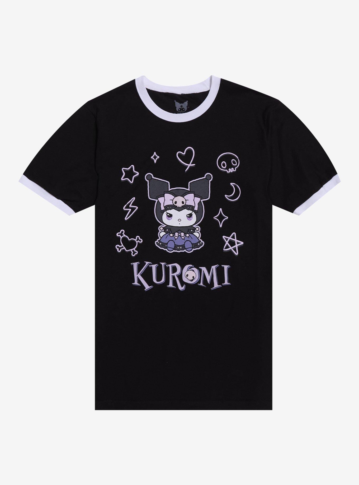 Kuromi s Mischief Mansion Ringer T Shirt T Shirt Premium Print Gift Ready