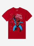 Spider Man Holiday T Shirt T Shirt Premium Print