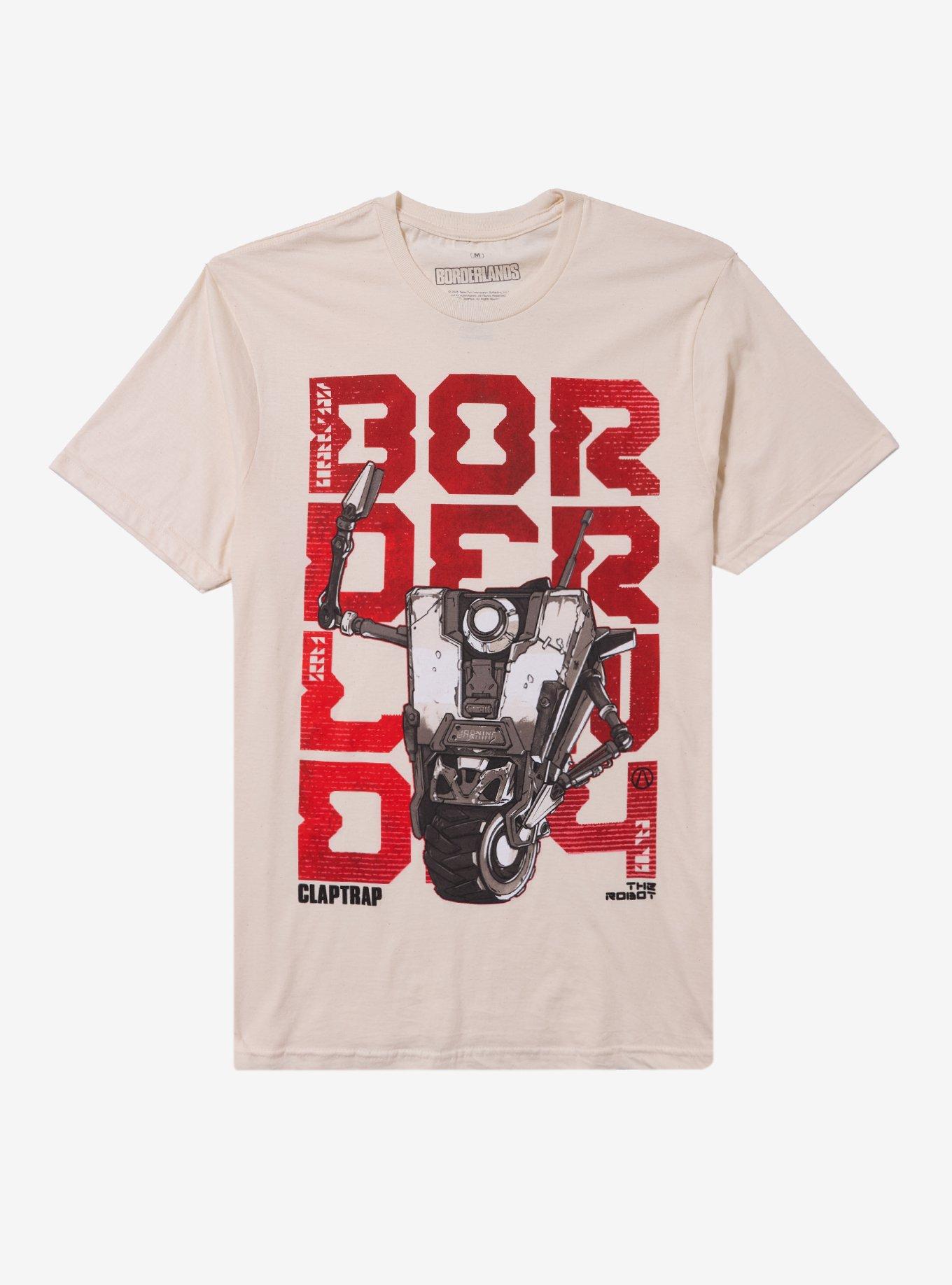 Borderlands Claptrap The Robot T Shirt T Shirt High Search Demand Bold Graphic