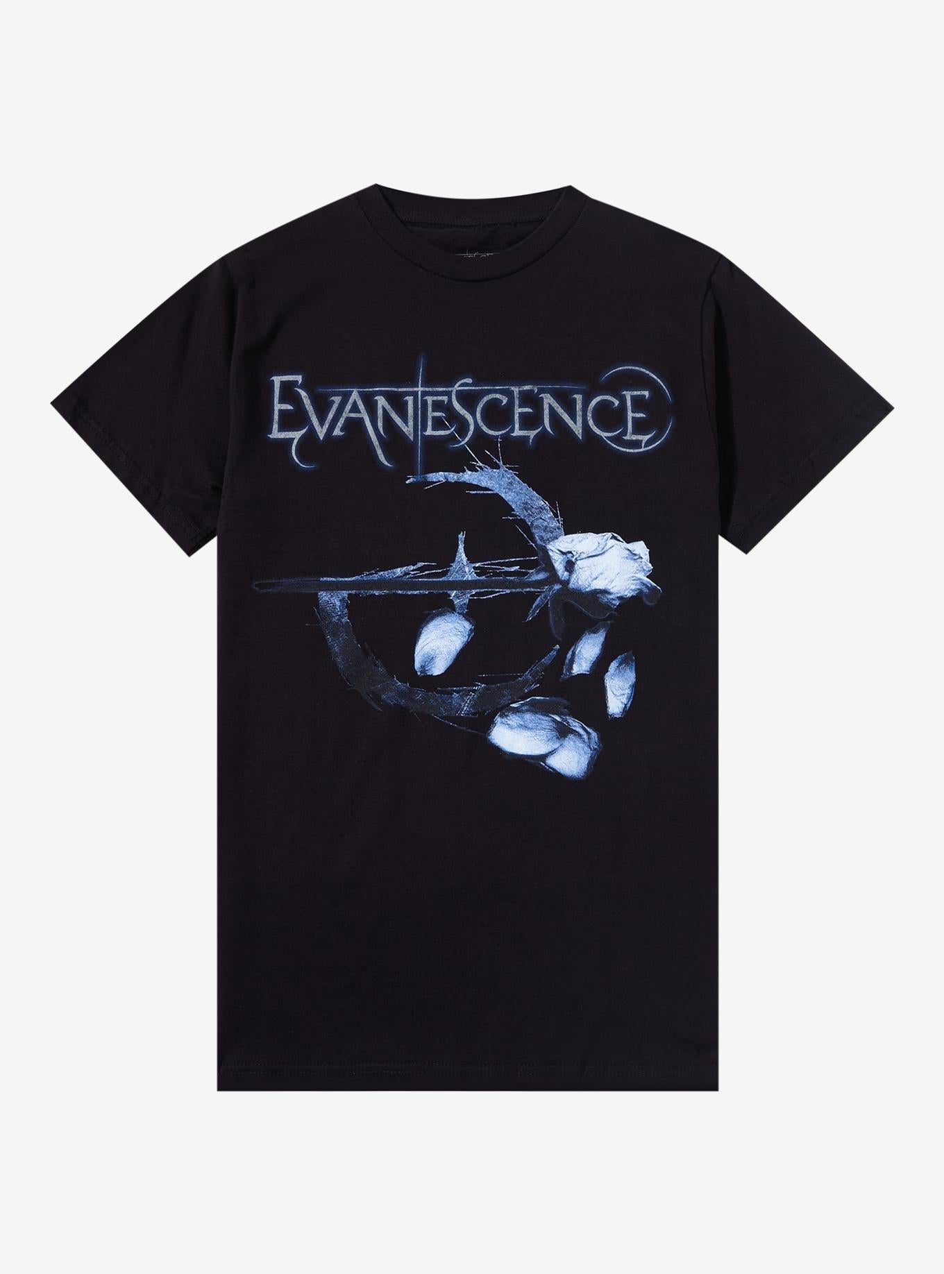 Evanescence Falling Petals T Shirt T Shirt Streetwear Style Modern Aesthetic