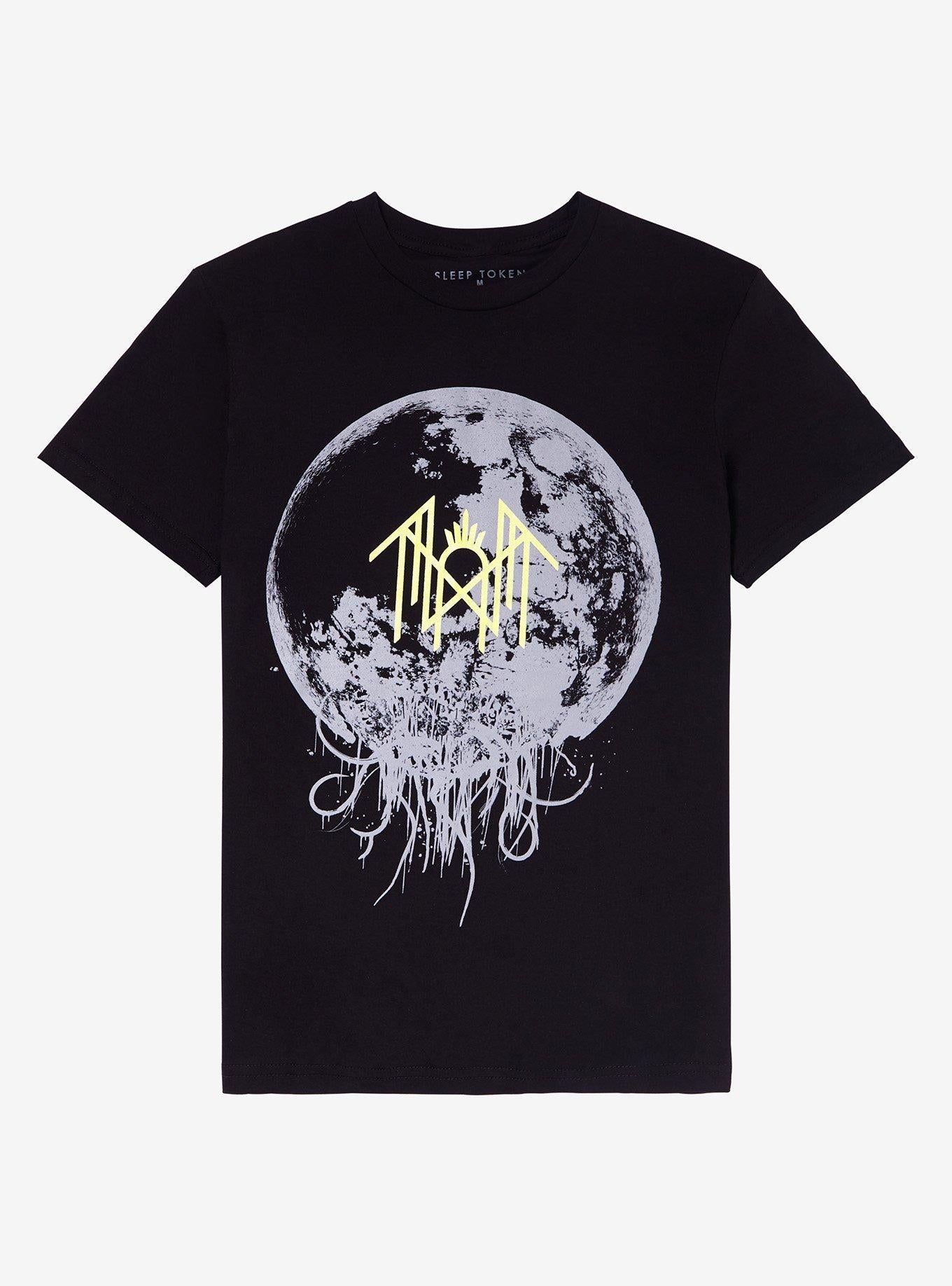 Sleep Token Moon Glow In The Dark T Shirt T Shirt Minimal Style