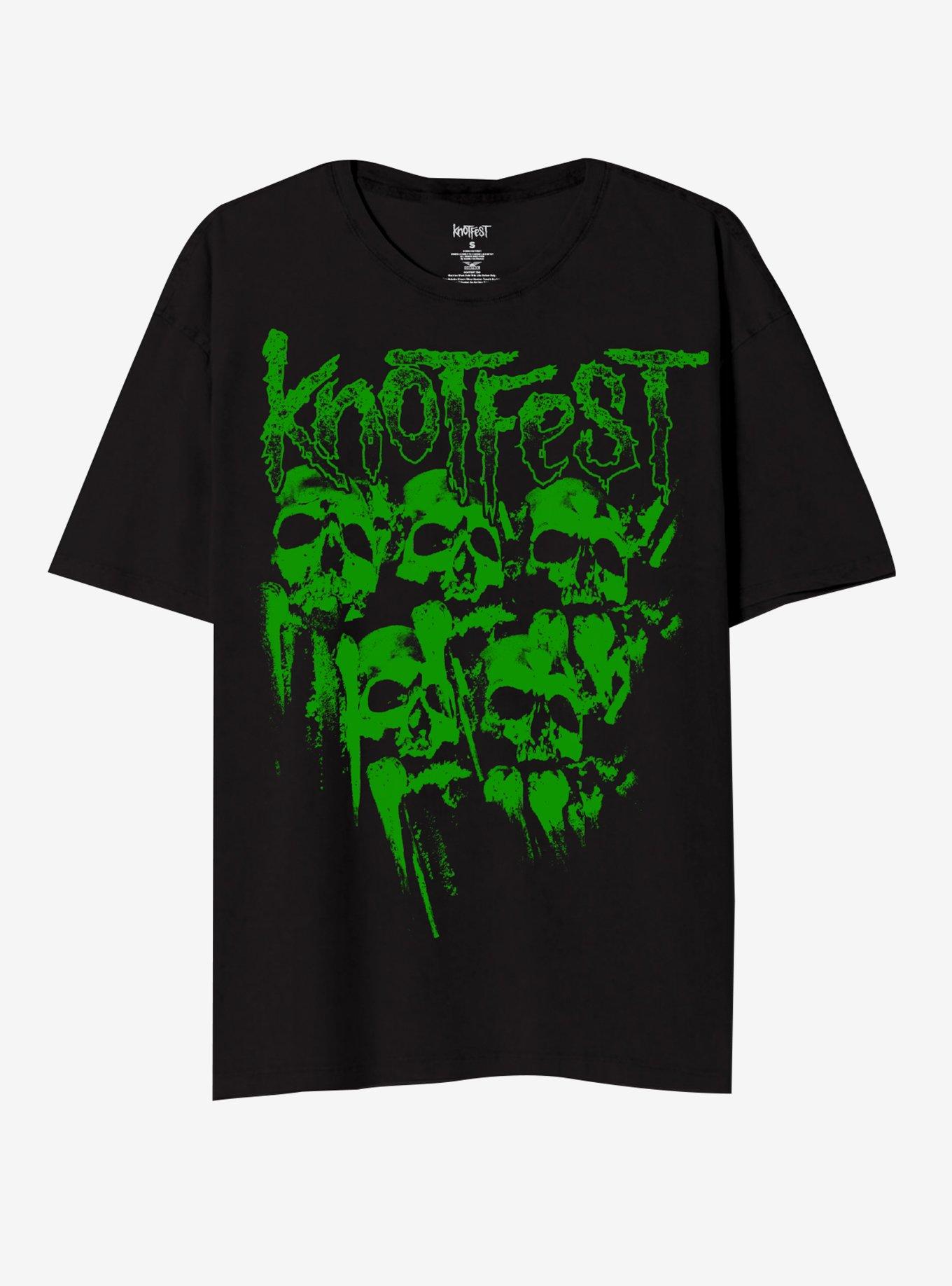Slipknot Knot Fest Skulls Glow In The Dark T Shirt T Shirt Comfort Fit Gift Ready