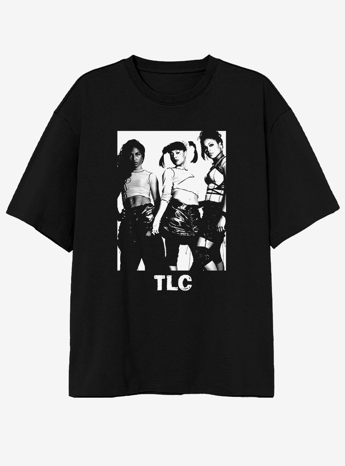 TLC Black White Group Photo T Shirt T Shirt Minimal Style