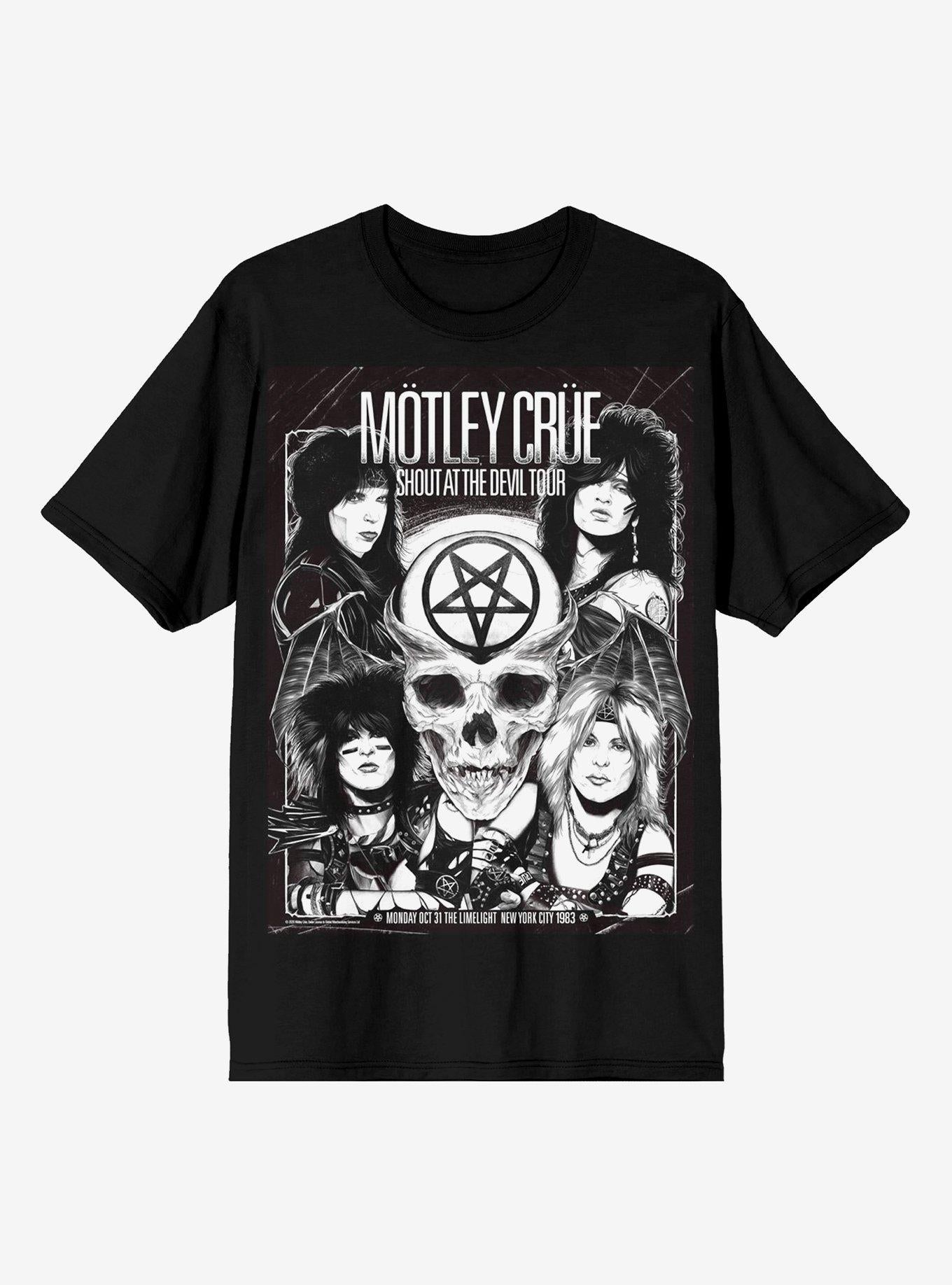 Motley Crue Shout At The Devil Tour T Shirt T Shirt Premium Print
