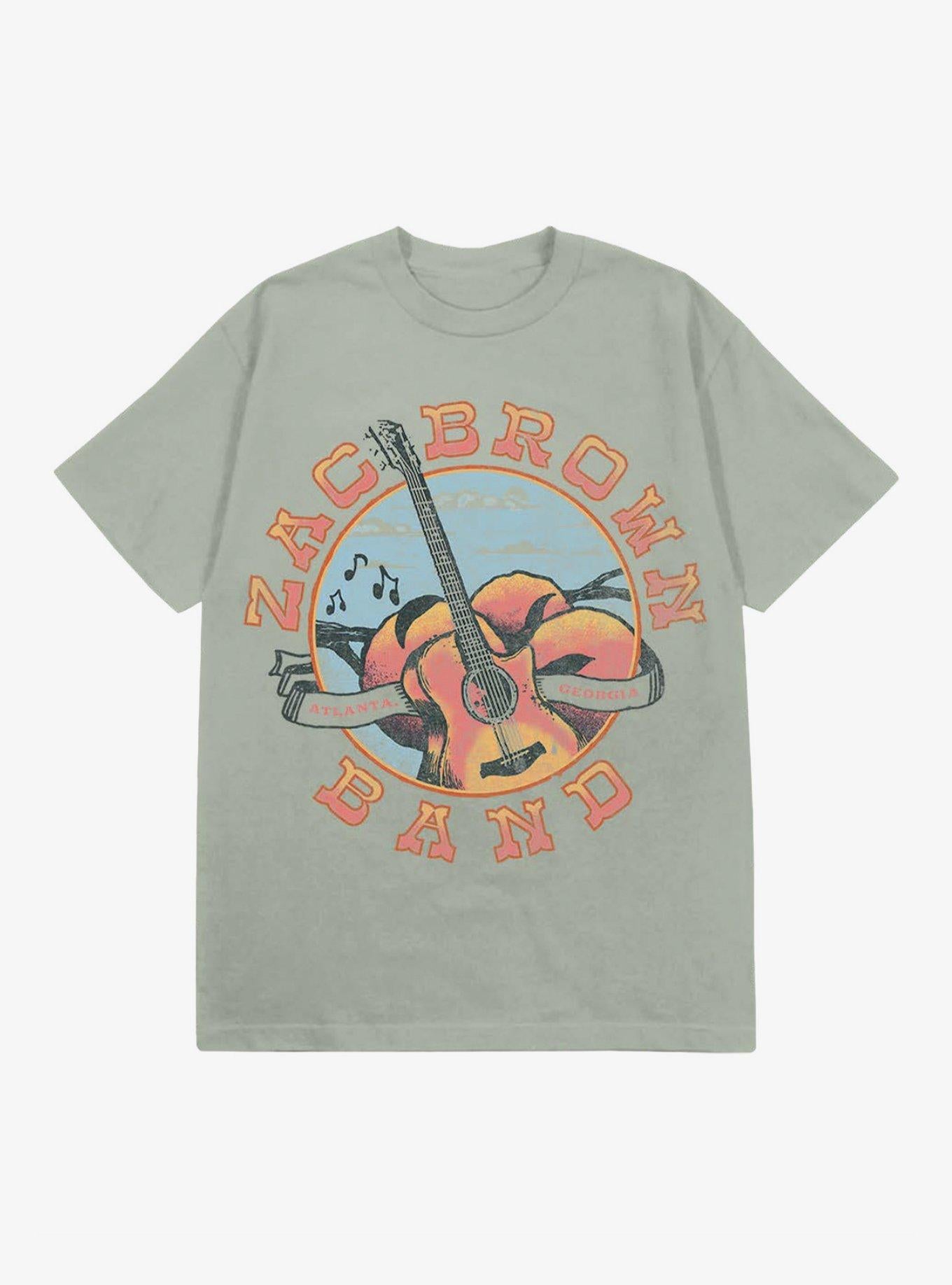 Zac Brown Band Guitar Peaches T Shirt T Shirt Everyday Use