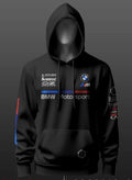 BMW Motorsport Inspired Black Drop Shoulder Hoodie