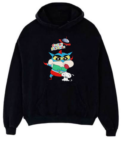 Crayon ShinChan Black Hoodie