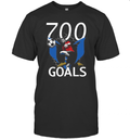 700 Goals Messi Silhouette T Shirt