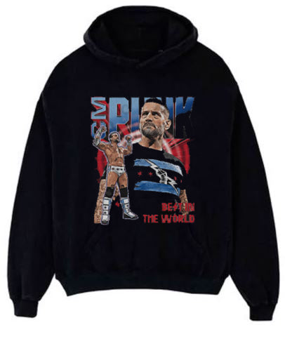 CM Punk Vintage Hoodie