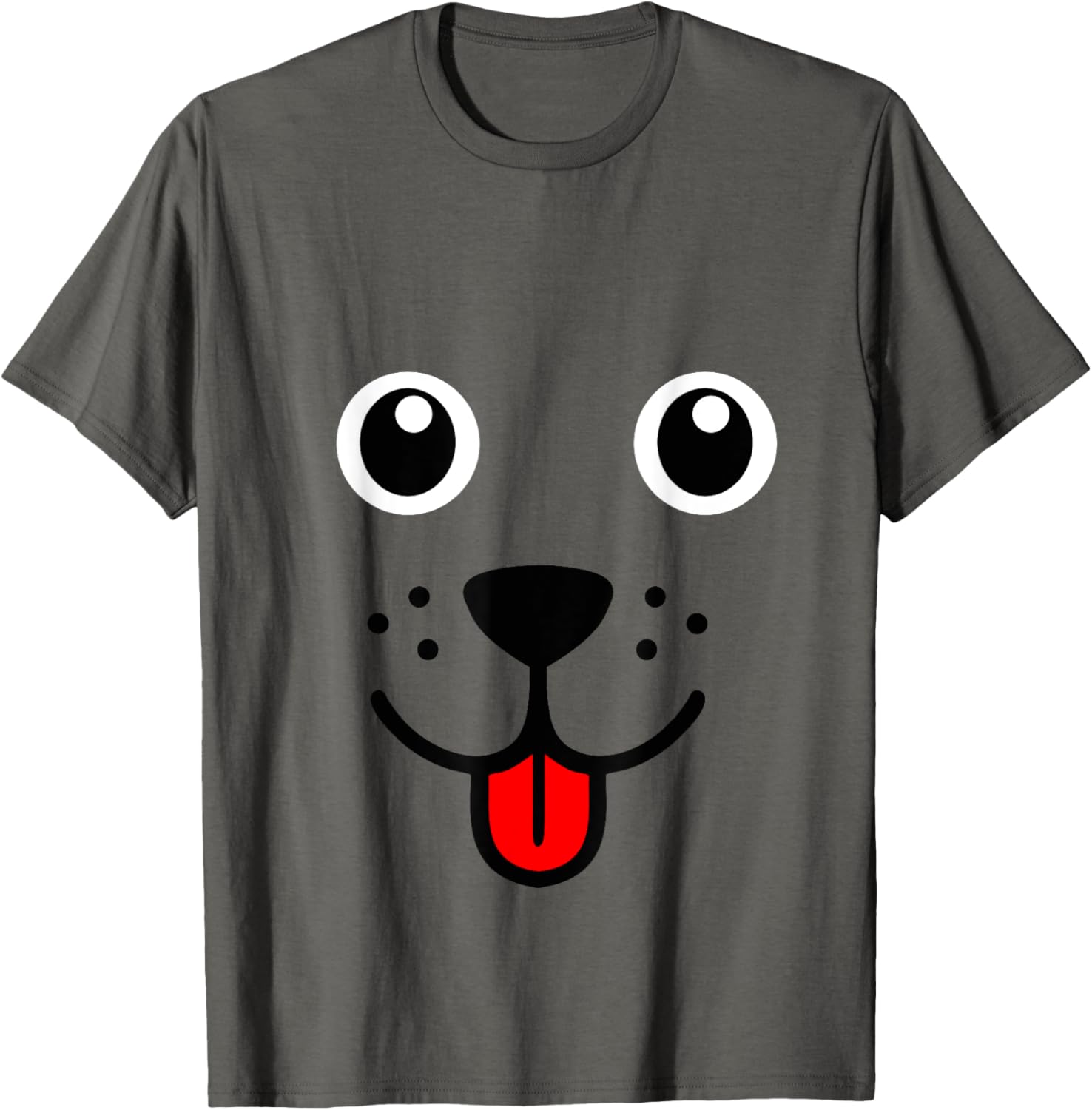 Funny Pet Animal Dog Puppy Happy Emoticon Face T Shirt Gift T Shirt for Men Women Girls Kids T Shirt Comfort Fit Gift Re