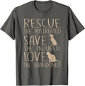 Rescue Save Love Cute Animal Rescue Dog Cat Lovers Apparel High Search Demand Everyday Wear
