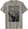 The Scream Famous Art By Munch Artist Painting vintage Apparel Classic Poster Look