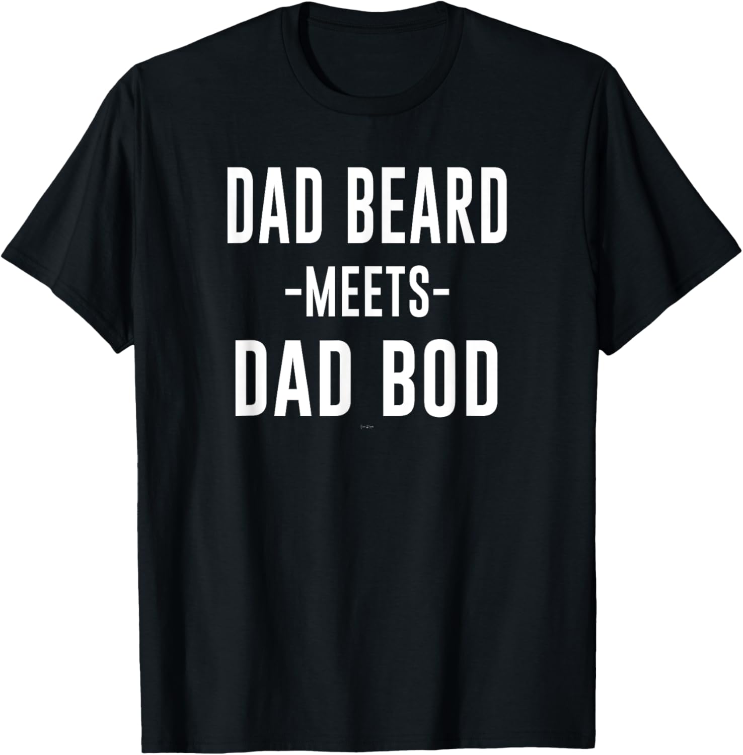 funny Dad Beard Meets Dad Bod for dad & grandpa thank you