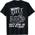 Mom Shit List Momlife Funny Mom Mothers Day