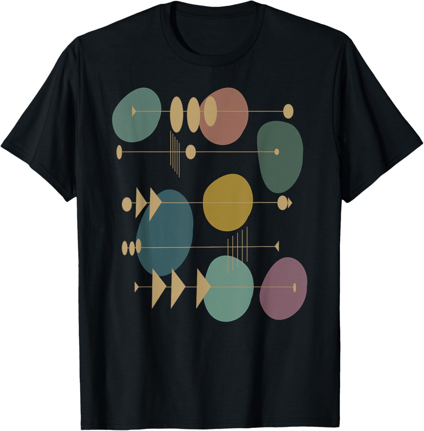 Mid Century Modern Abstract Atomic Art Artsy Artistic Swank Apparel Retro Art Style