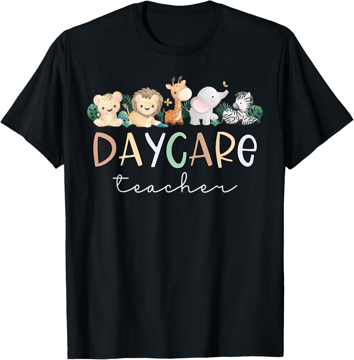 Daycare Teacher Cute Animal Childcare Provider Worker School Apparel Comfort Fit Best Seller Look