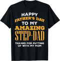 Happy Fathers Day Amazing Step Dad Thanks Stepdad Bonus Dad