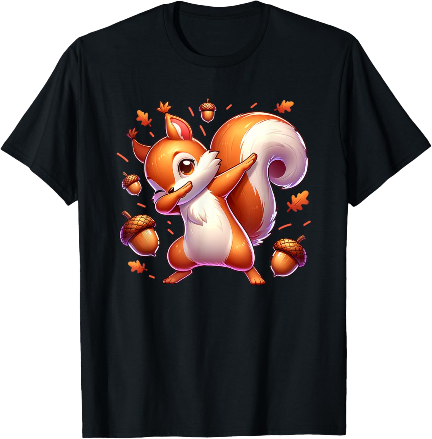 Red Squirrel Dabbing Dancing Cute Animal Lover Girls Graphic Apparel Trending US US Top Pick