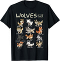Chibi Wolf Wolves Animals of the World Wolf Lover Apparel Comfort Fit Gift Ready
