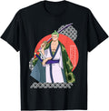 Japanese Retro Art Anime Graphic T Shirt Unisex Black Small Long Sleeve Regular Fit Adult Women Girls One Piece Zoro Graphic Tee Long Sleeve T Shirt Nostalgic Artwork