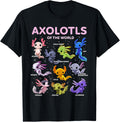 Axolotl Kawaii Axolotls of the World Axolotl Animals Apparel Premium Print Hot Right Now