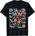 She Is Mom Bible Verses Christian Boho Floral Mother's Day