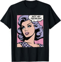 Not my problem pop art girl Apparel Classic Poster Look