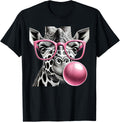 Giraffe Women Giraffe Face with Sunglasses Wild Animal Cute Apparel Premium Print Hot Right Now