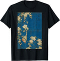 Goldfinch and Cherry Tree Japanese Retro Art Apparel Retro Art Style