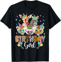 Happy Birthday Girl Zoo Animals Wildlife Girls Kids Cute Apparel Trending US US Top Pick