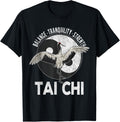 Tai Chi Yin Yang Crane Chinese Martial Arts Retro Vintage Apparel Vintage Illustration